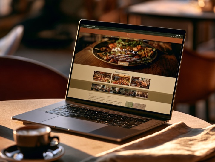 The Table template — restaurant and food business website